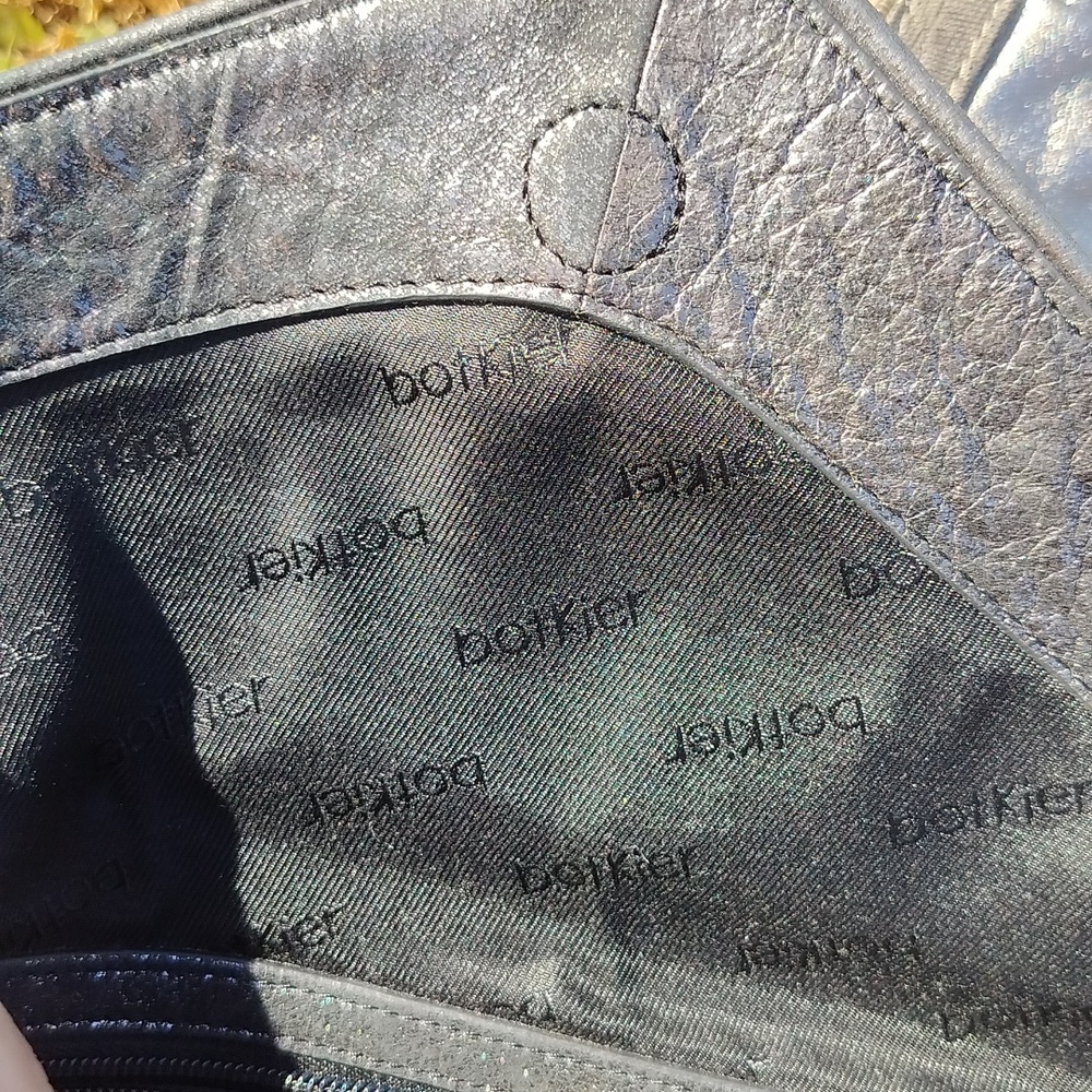 Botkier Platinum Leather Clutch - Picture 8 of 9